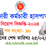 Govt Employees Hospital job circular-2024, apply now