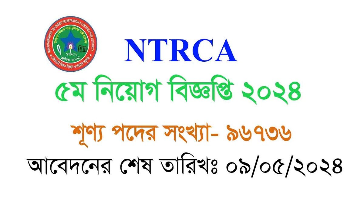 NTRCA Job Circular 2024